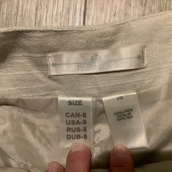Nicole Benisti Linen Skirt & Jacket - Picture 6 of 10